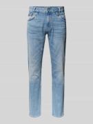 Relaxed fit jeans met riemlussen, model 'COMMANDER'