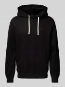 Hoodie met logostitching