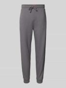 Relaxed fit sweatpants met structuurmotief, model 'Austin'