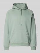 Hoodie met labelstitching