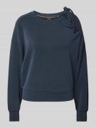 Sweatshirt met strikdetail, model 'Eslita'