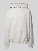 Oversized hoodie met labelprint