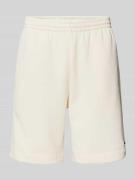 Regular fit sweatshorts met elastische band