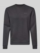 Sweatshirt met ribboorden, model 'Downton'