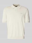 Regular fit poloshirt met labelstitching, model 'Asac'