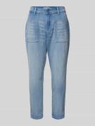 Slim fit jeans met steekzakken, model 'Liv'