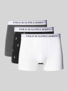 Boxershort met elastische band met logo in een set van 3 stuks