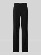 Straight leg stoffen broek met persplooien, model 'BRITTA'