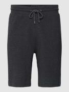 Sweatshorts met wafelstructuur, model 'ESTABLISHED'