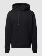 Hoodie met labeldetail, model 'BRADLEY'