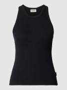 Tanktop met labeldetail, model 'PORTER'