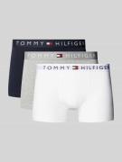 Boxershort met elastische band met label in een set van 3 stuks