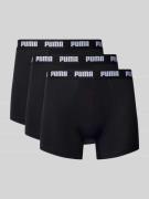 Boxershort met labeldetail in een set van 3 stuks