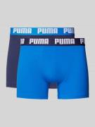 Boxershort met labeldetail in een set van 2 stuks