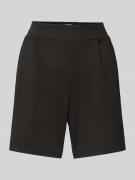 Regular fit sweatshorts met bandplooien, model 'Kate'