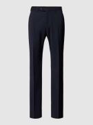 Slim fit pantalon met knoopsluiting