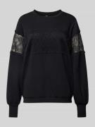 Sweatshirt met Kant, model 'BANU'