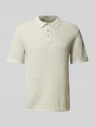 Regular fit poloshirt met labelstitching, model 'GEORGE'