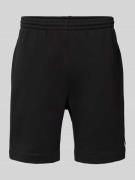 Regular fit sweatshorts met elastische band