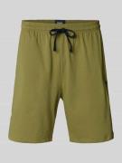 Regular fit sweatshorts met tunnelkoord, model 'Mix&Match'