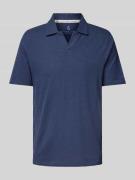 Slim fit poloshirt met reverskraag