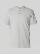 Slim fit poloshirt met ronde hals, model 'LANO'