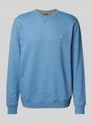 Sweatshirt met labelbadge, model 'Westart'