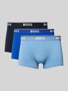 Boxershort met elastische band met label in een set van 3 stuks, model...