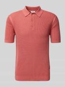 Slim fit poloshirt met polokraag