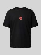 T-shirt met labelprint, model 'Derdcho'