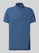 Regular fit poloshirt met labeldetail