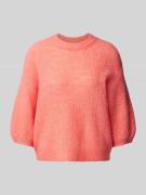 Gebreide pullover met 1/2-mouwen, model 'Hila Hope'