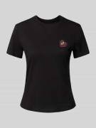 T-shirt met labelpatch