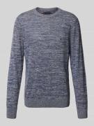Gebreide pullover met ribboorden