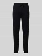 Regular fit sweatpants met labelprint, model 'PANTALONI'