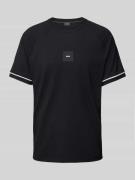 T-shirt met labeldetail