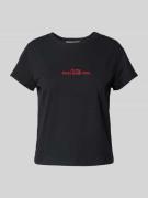 T-shirt met statementstitching