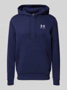 Hoodie met labelstitching