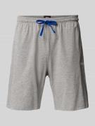 Regular fit sweatshorts met tunnelkoord, model 'Mix&Match'