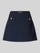 Minirok met labeldetail, model 'PUNTO'