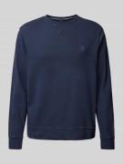 Sweatshirt met labeldetails