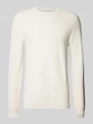 Regular fit gebreide pullover van zuiver katoen