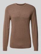 Gebreide pullover met ronde hals