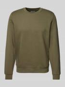 Regular fit sweatshirt met logostitching