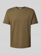 T-shirt met labelstitching
