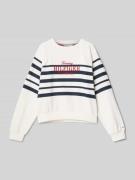 Sweatshirt met labelstitching