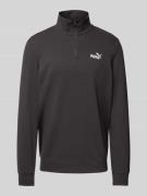 Sweatshirt met opstaande kraag