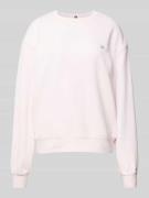 Sweatshirt met logostitching
