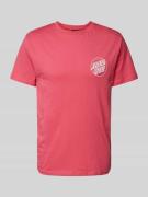 T-shirt met labelprint