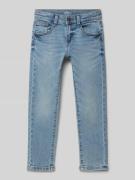 Slim fit jeans van katoenmix, model 'BRAD'